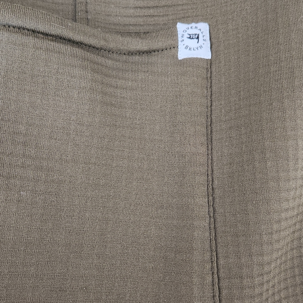 Swoveralls Khaki Women's Bib Overalls with  Pockets - Picture 4 of 5